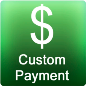 Customised Amount Payment / Top-up Payment